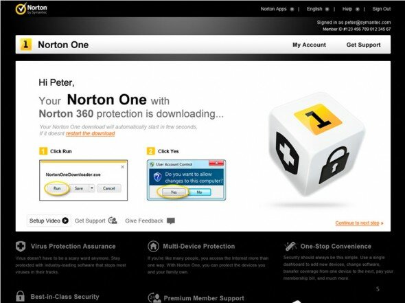 Norton 360 Windows 8 Beta